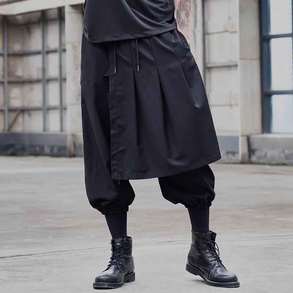 Winter Clothing Layers - Erkek Sonbahar Harem Pantolon Düzensiz Yan