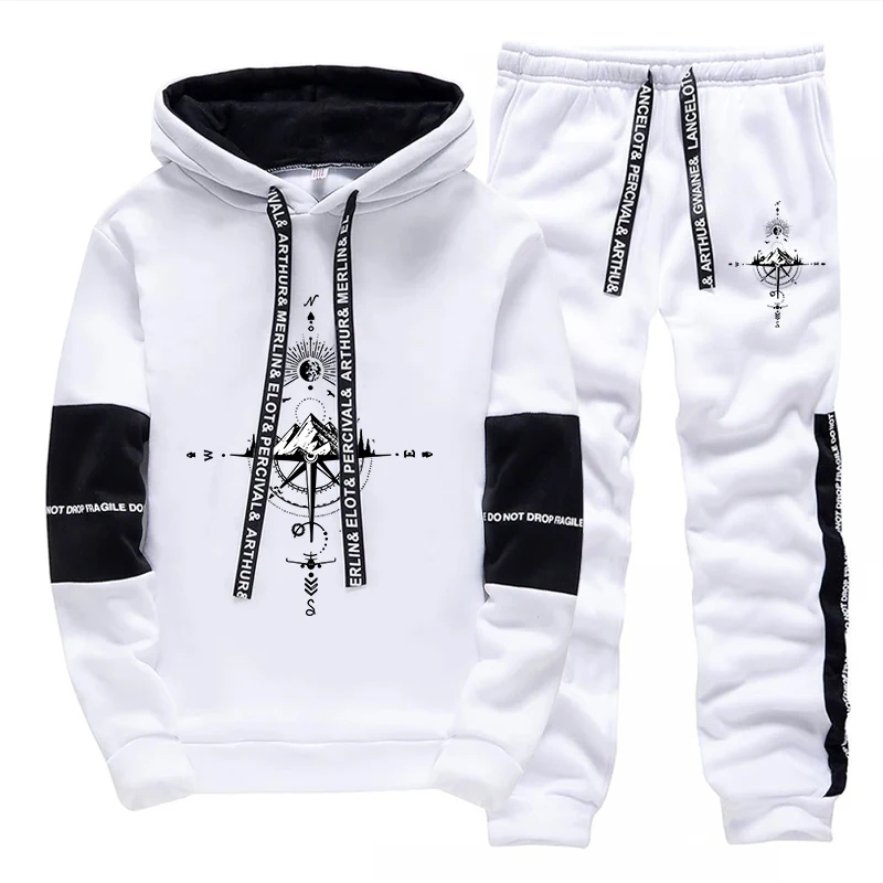 Winter Clothing Hoodie - Yeni Sonbahar Kış Erkek Eşofman Takımı