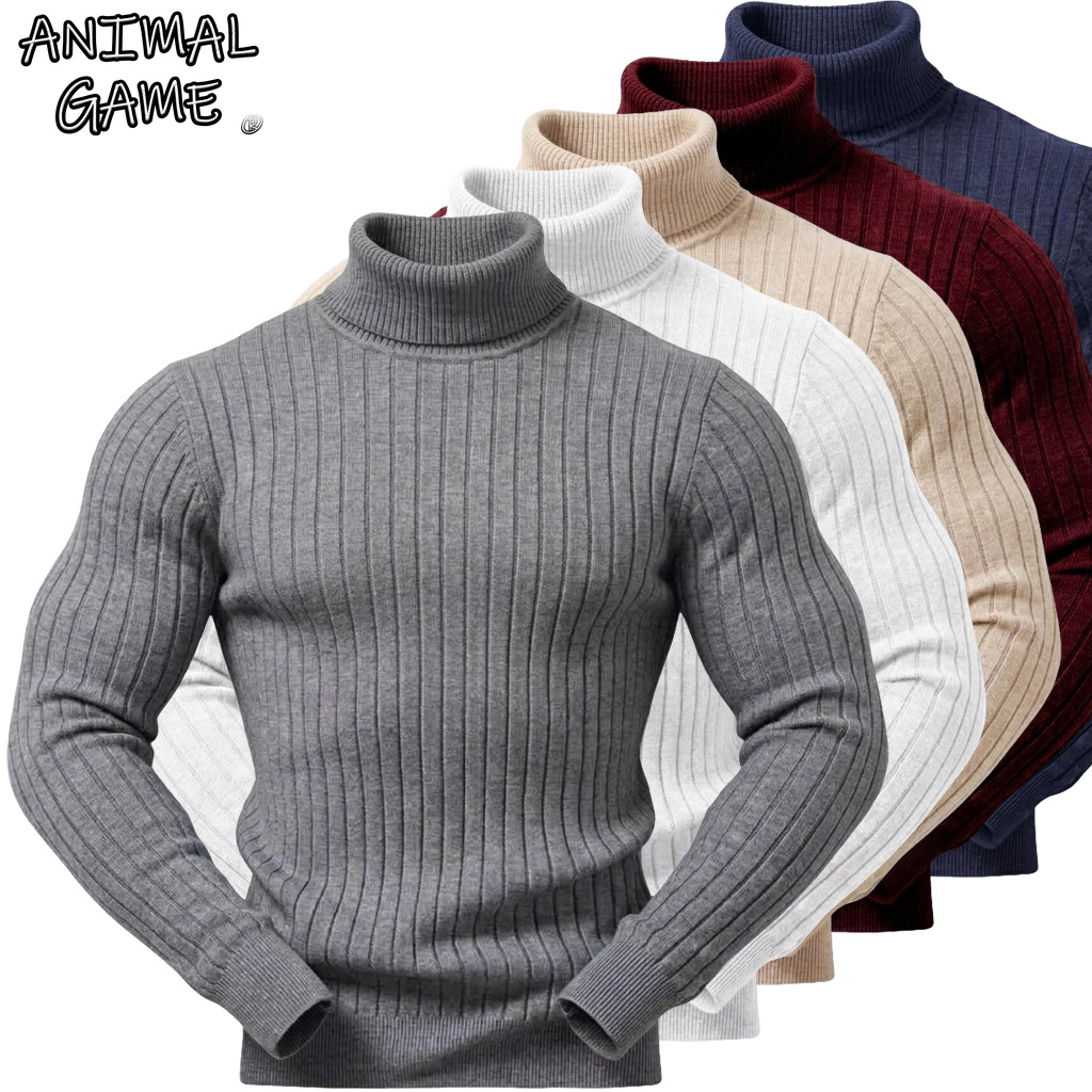 Winter Clothing Game - Yeni Erkek Slim Fit Balıkçı Yaka