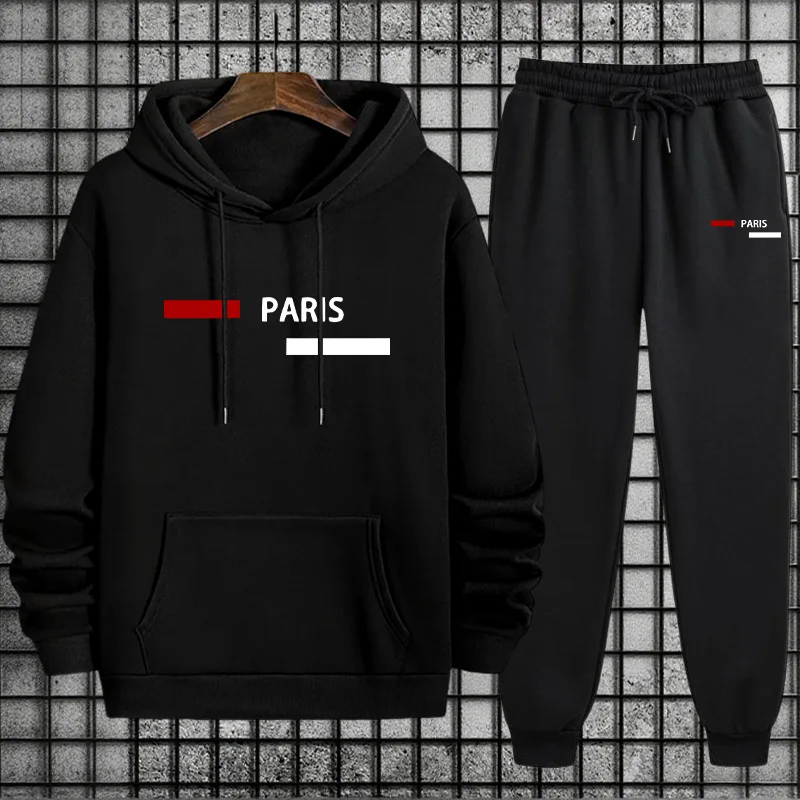 Winter Clothing Hoodie - Erkek Eşofman Takımı Günlük Kapüşonlu Sweatshirtler