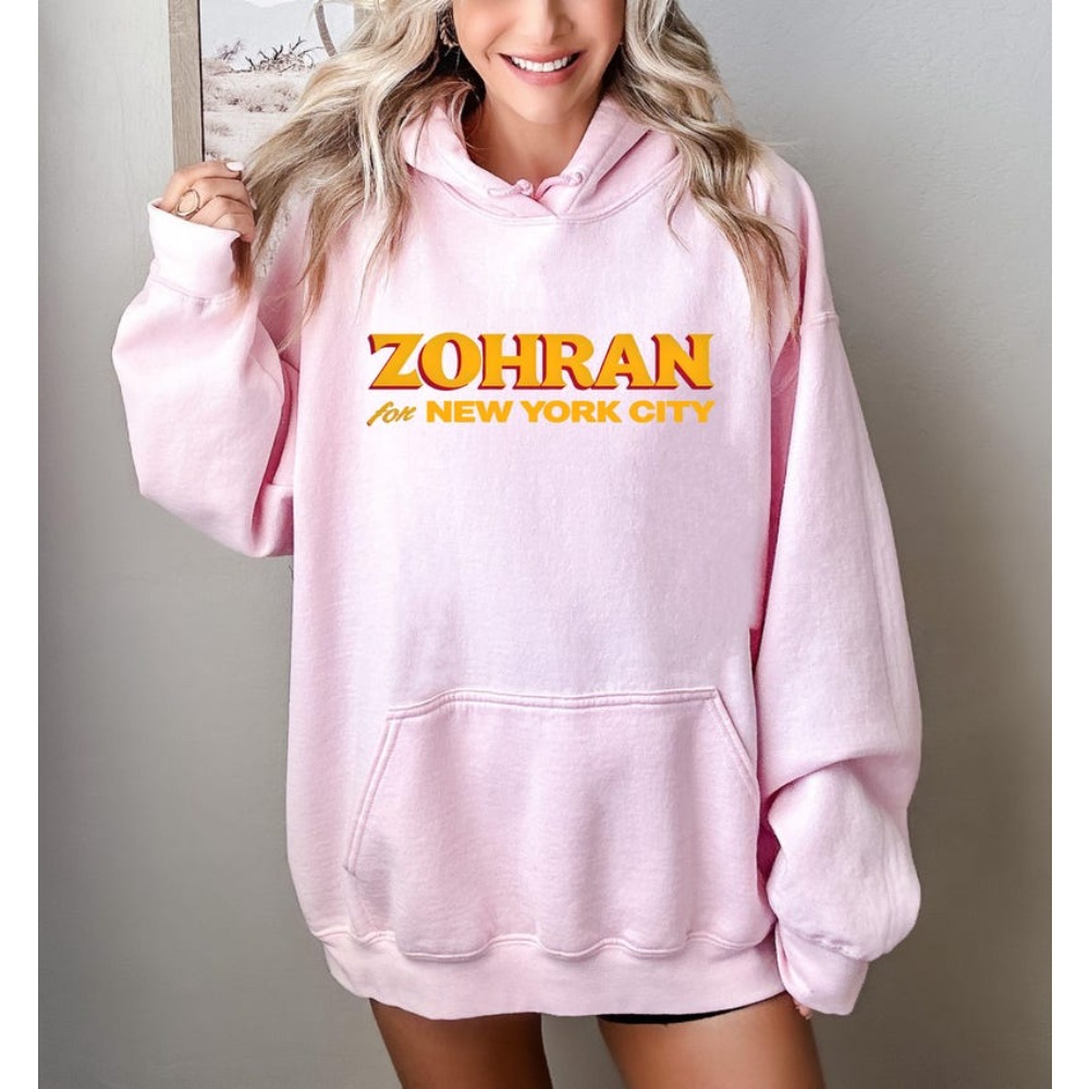 Winter Clothing Nyc - Zohran for NYC Kapüşonlular Zohran Mamdani