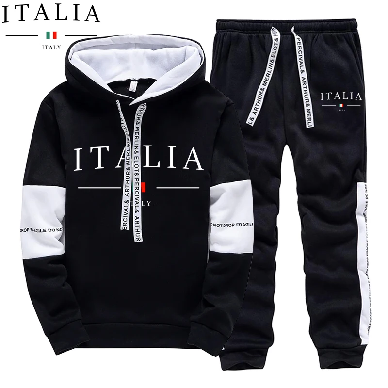 Winter Clothing Hoodie - Sonbahar Kış erkek Eşofman Rahat Kapüşonlu