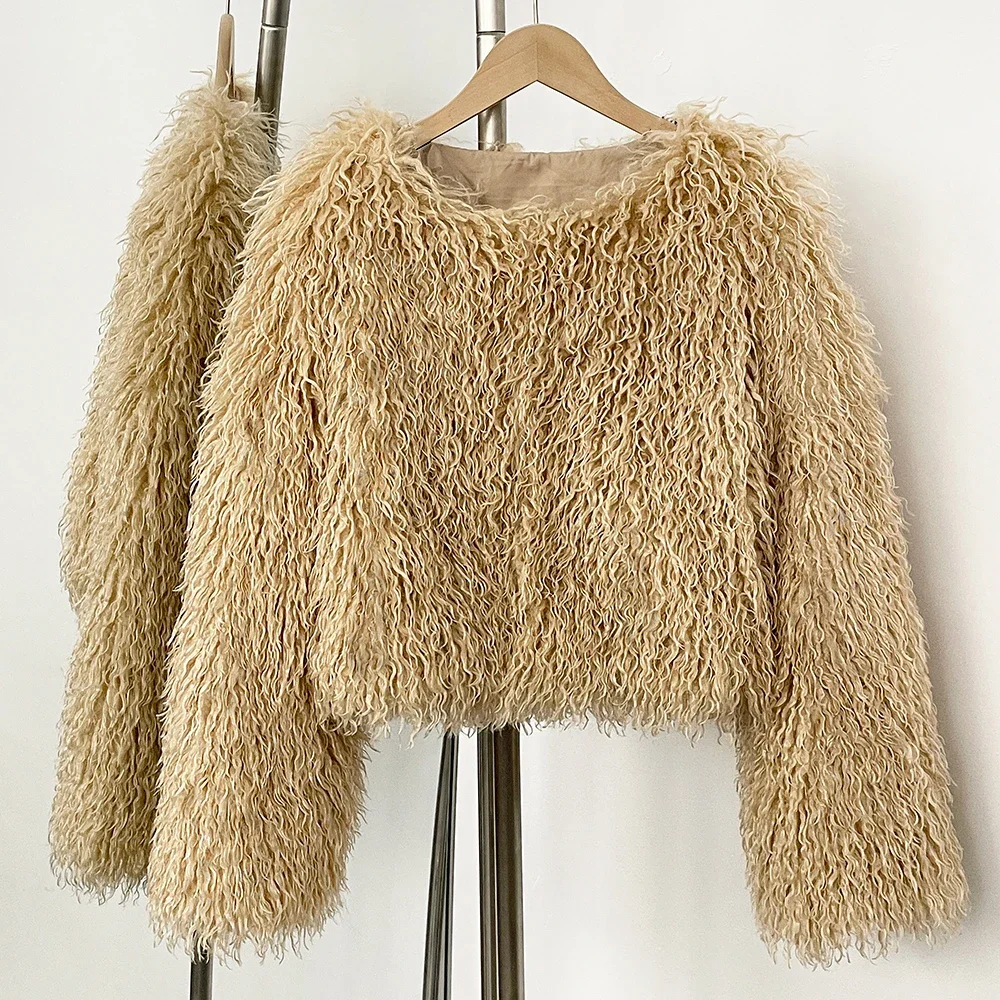 OFTBUY Suni Kürk Ceket Yeni St - Winter Clothing Manufacturers incelemesi ve fiyatı