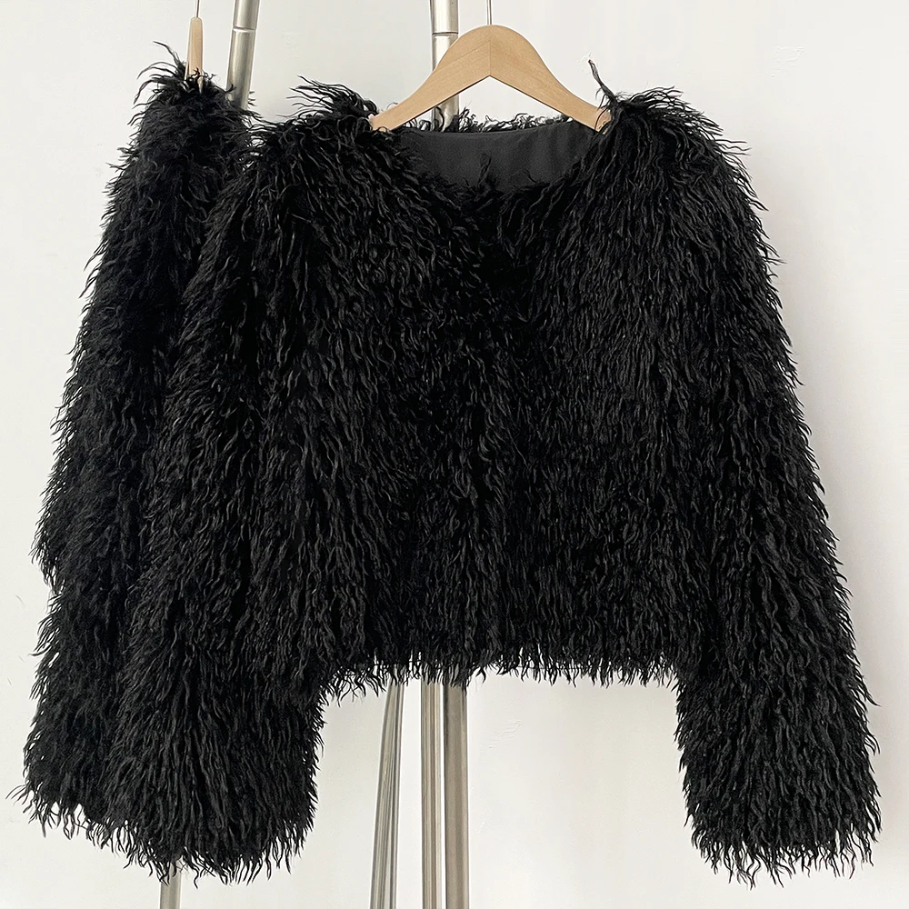 OFTBUY Suni Kürk Ceket Yeni St - Winter Clothing Manufacturers incelemesi ve fiyatı