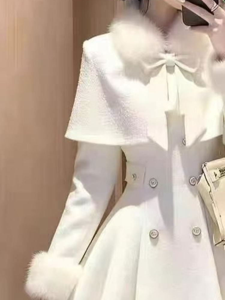 Fransız Zarif Vintage Yünlü 2  - Winter Clothing Ladies incelemesi ve fiyatı