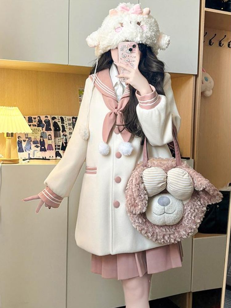 Kawaii JK Üniforma 2 Parça Set - Winter Clothing Ladies incelemesi ve fiyatı