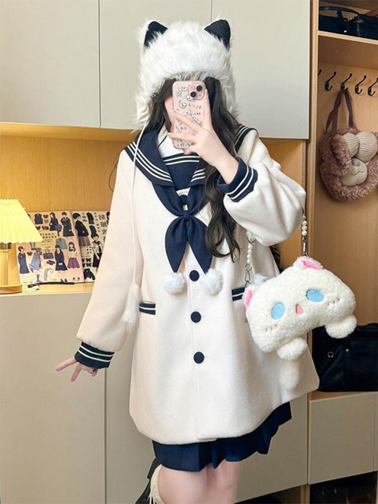 Kawaii JK Üniforma 2 Parça Set - Winter Clothing Ladies incelemesi ve fiyatı
