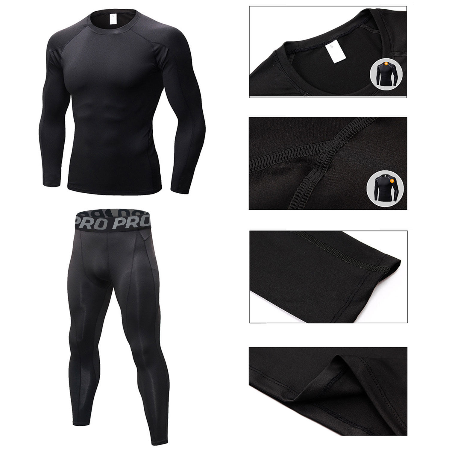 Erkek egzersiz sıkıştırma seti - Winter Clothing Layers incelemesi ve fiyatı