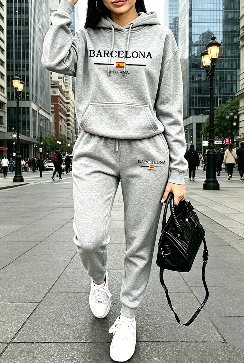 Moda Kadın Eşofman Takımı Bask - Winter Clothing Hoodie incelemesi ve fiyatı