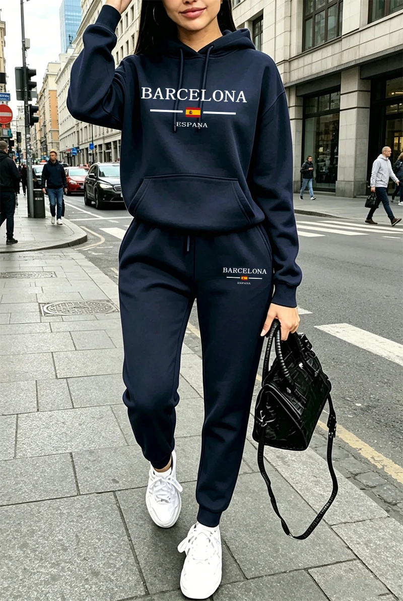 Moda Kadın Eşofman Takımı Bask - Winter Clothing Hoodie incelemesi ve fiyatı