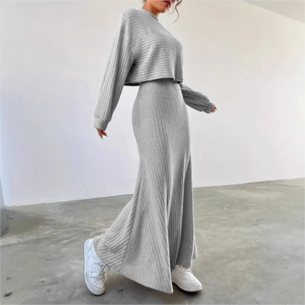 Sonbahar Uzun Kollu Üst + Uzun - Winter Clothing Ladies incelemesi ve fiyatı
