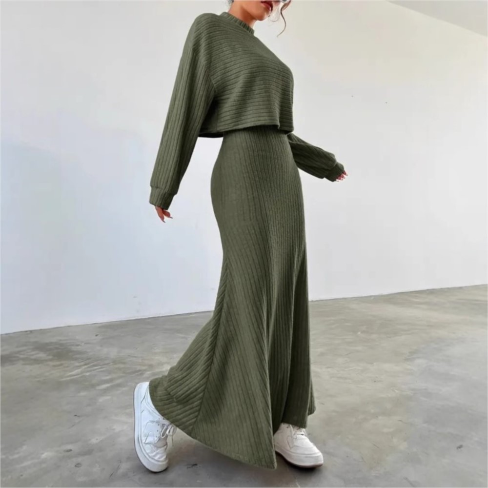 Sonbahar Uzun Kollu Üst + Uzun - Winter Clothing Ladies incelemesi ve fiyatı