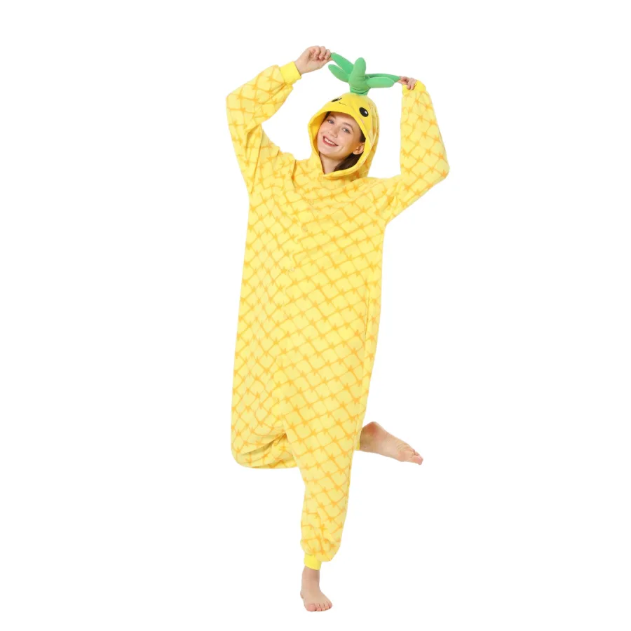 Cosplay Ananas Desenli Tek Par - Yellow Winter Clothing incelemesi ve fiyatı
